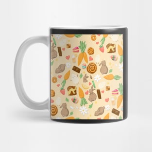 Easter Bunnies Pattern Mug